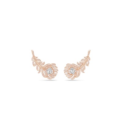 BOUCHERON PLUME DE PAON SMALL EAR CLIPS JCO01323